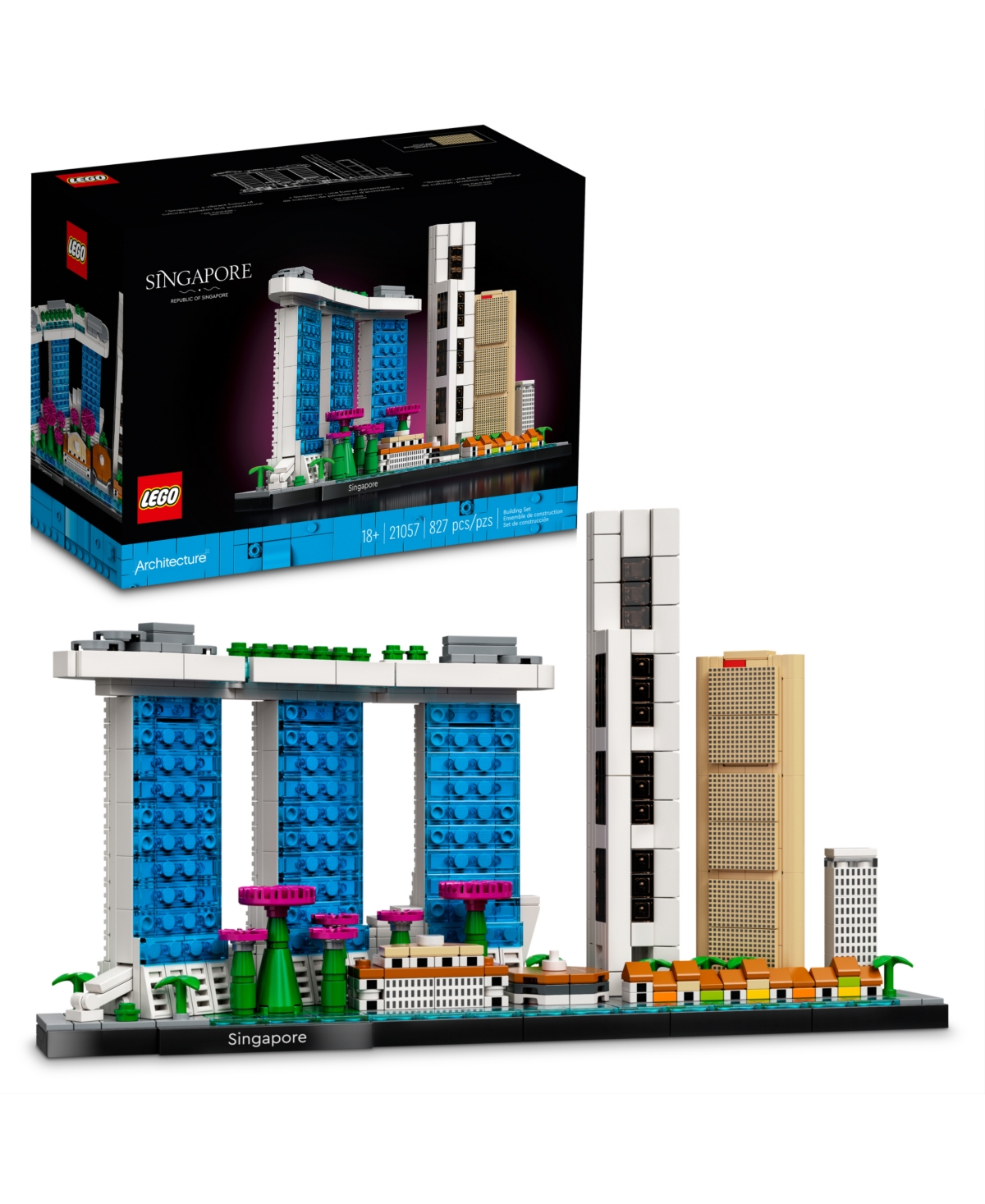 Lego Architecture Skyline Collection Singapore 21057 Toy Building Set In No Color