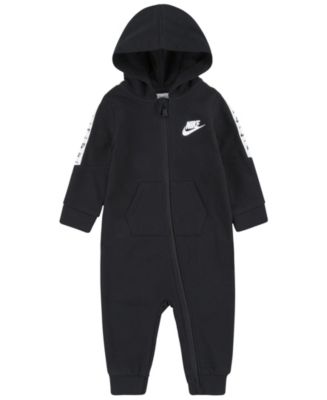 Nike Baby Boys Futura Taping Long Sleeve Hooded Coverall - Macy's