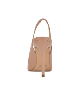 Women's Feather Slingback Stiletto Pumps 