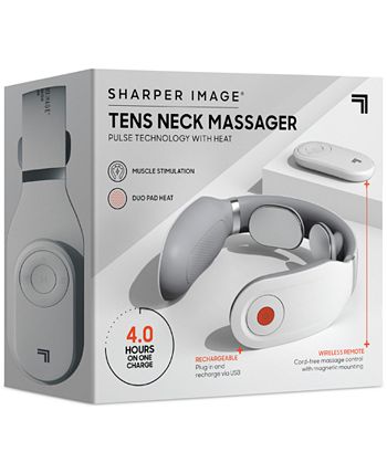 Sharper Image TENS Neck Massager - Pulse Technology with Heat