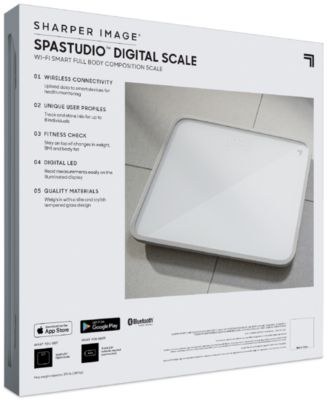 Sharper Image SpaStudio Digital WiFi Smart Scale