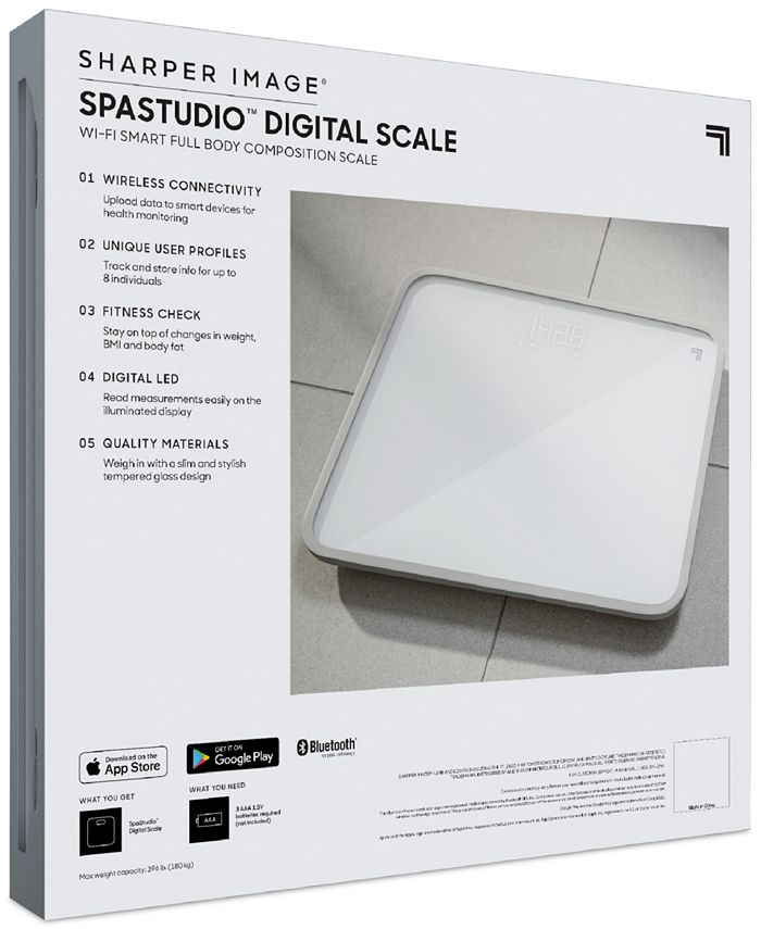 Sharper Image SpaStudio Digital WiFi Smart Scale Macy