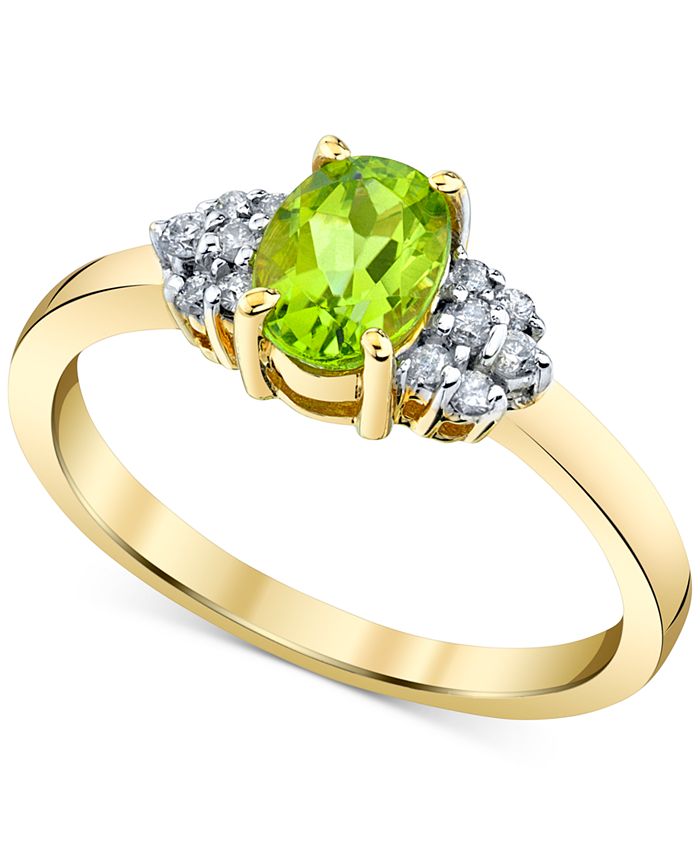 Macy's hotsell peridot ring