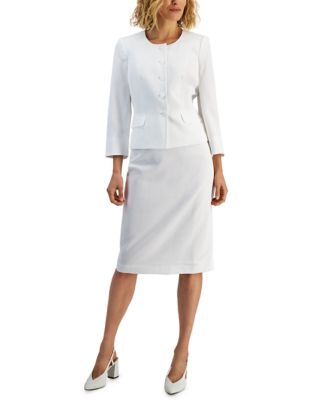 macy's ladies white suits