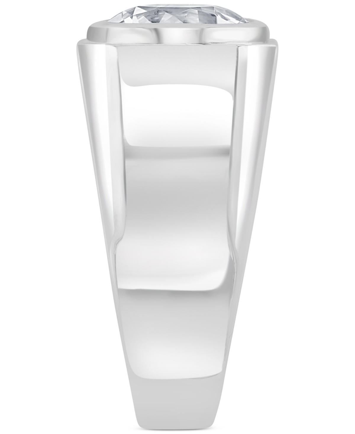 Effy Men's White Topaz Solitaire Ring (4-3/4 ct. t.w.) - Sterling Silver