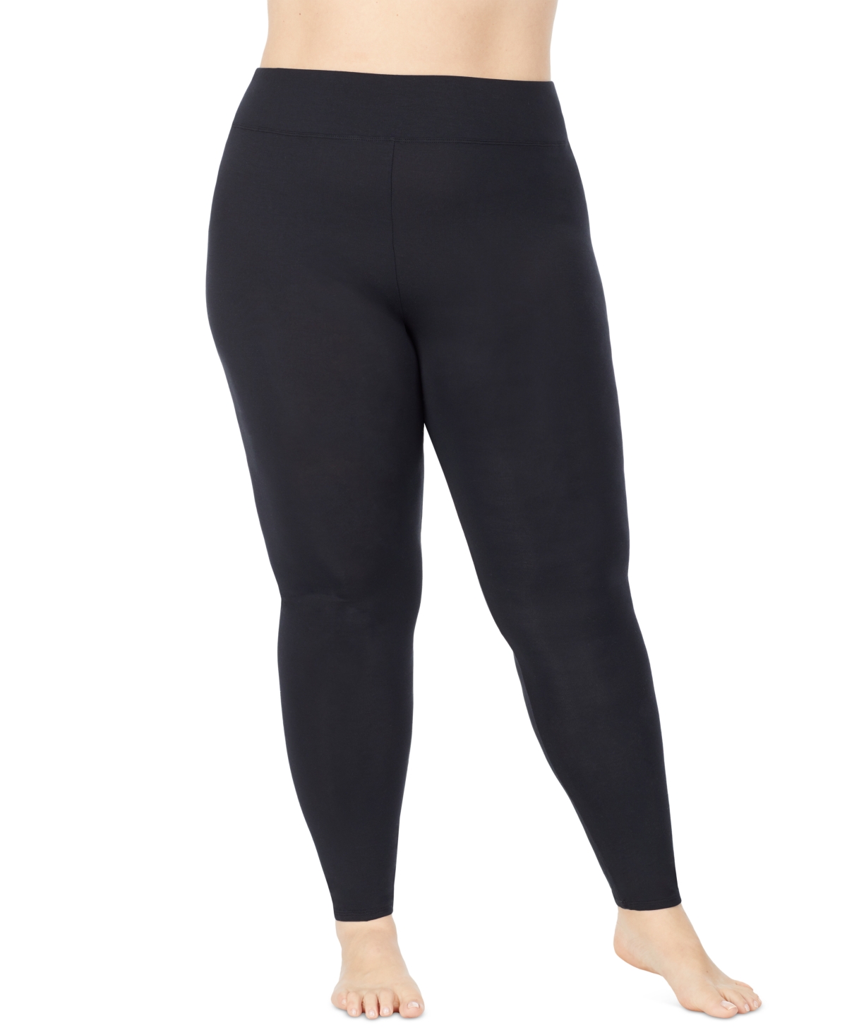 Cuddl Duds Plus Size Softwear with Stretch High-Waist Leggings