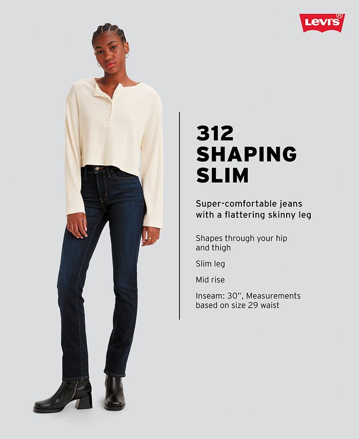 Levi's 312 Shaping Slim Leg Jeans & Reviews - Jeans - Women - Macy's