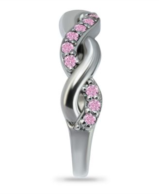 Cubic Zirconia Infinity Sterling Silver Toe Ring