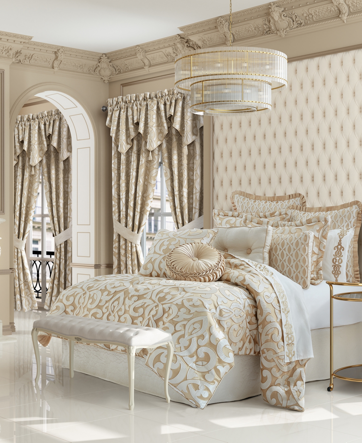 J Queen New York La Boheme Ascot Window Valance, 40