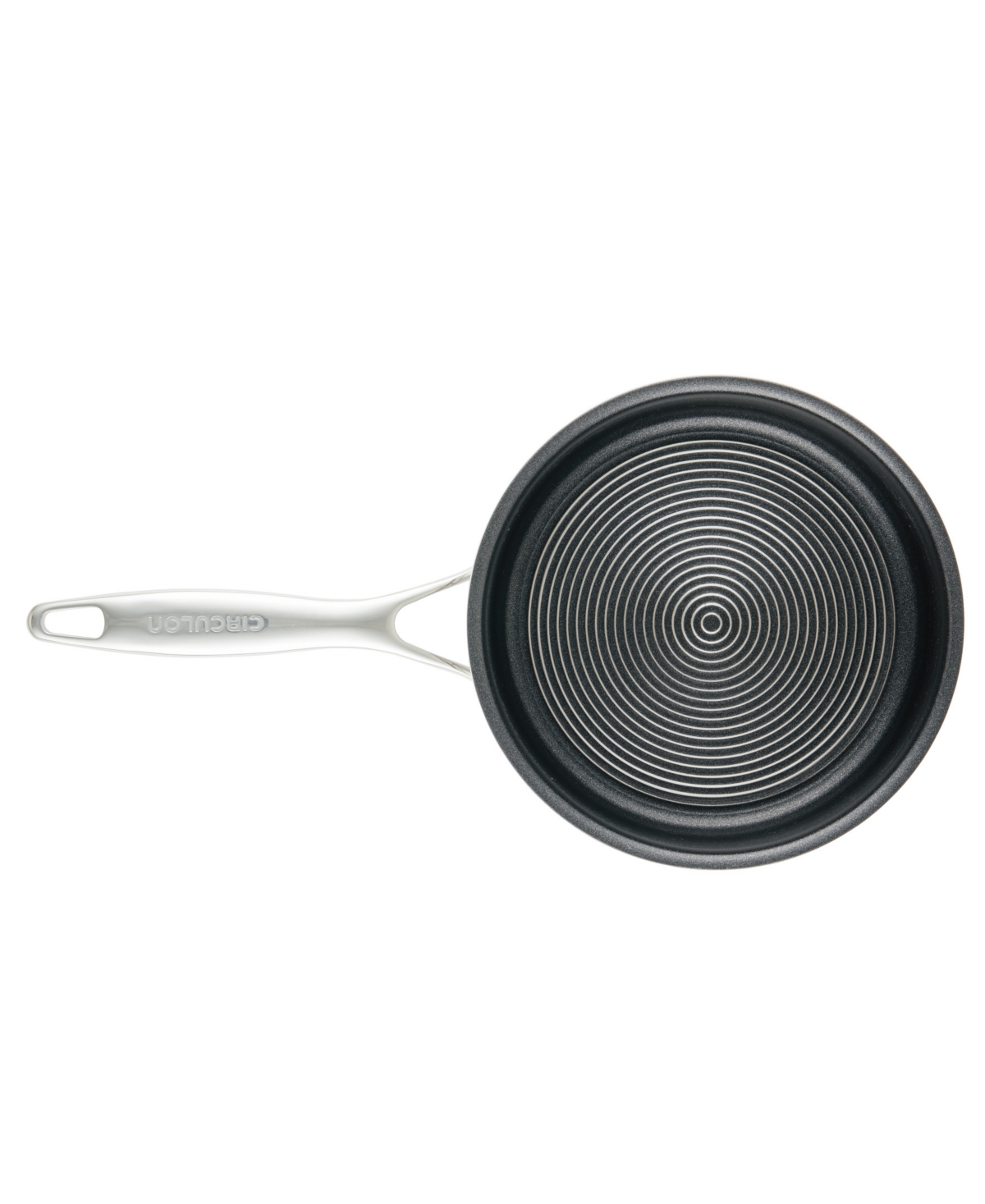 Circulon SteelShield C-Series Tri-Ply Clad Nonstick Saucepan with Lid, 2-Quart,- Silver
