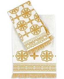 Snowflake Medallion Bath Towels, Created For Macy's