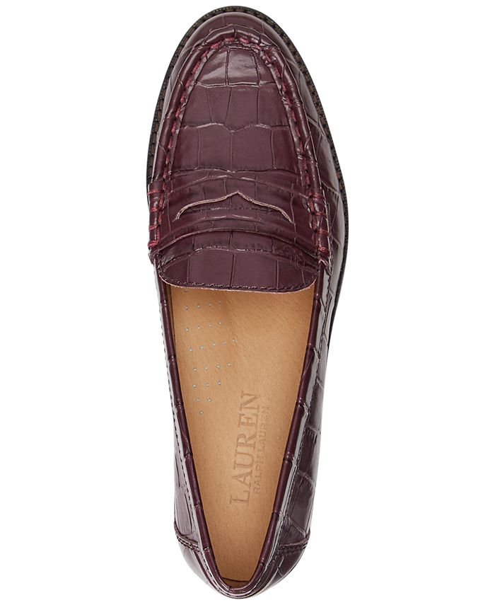 Lauren Ralph Lauren Women's Wynnie Loafers & Reviews Flats & Loafers