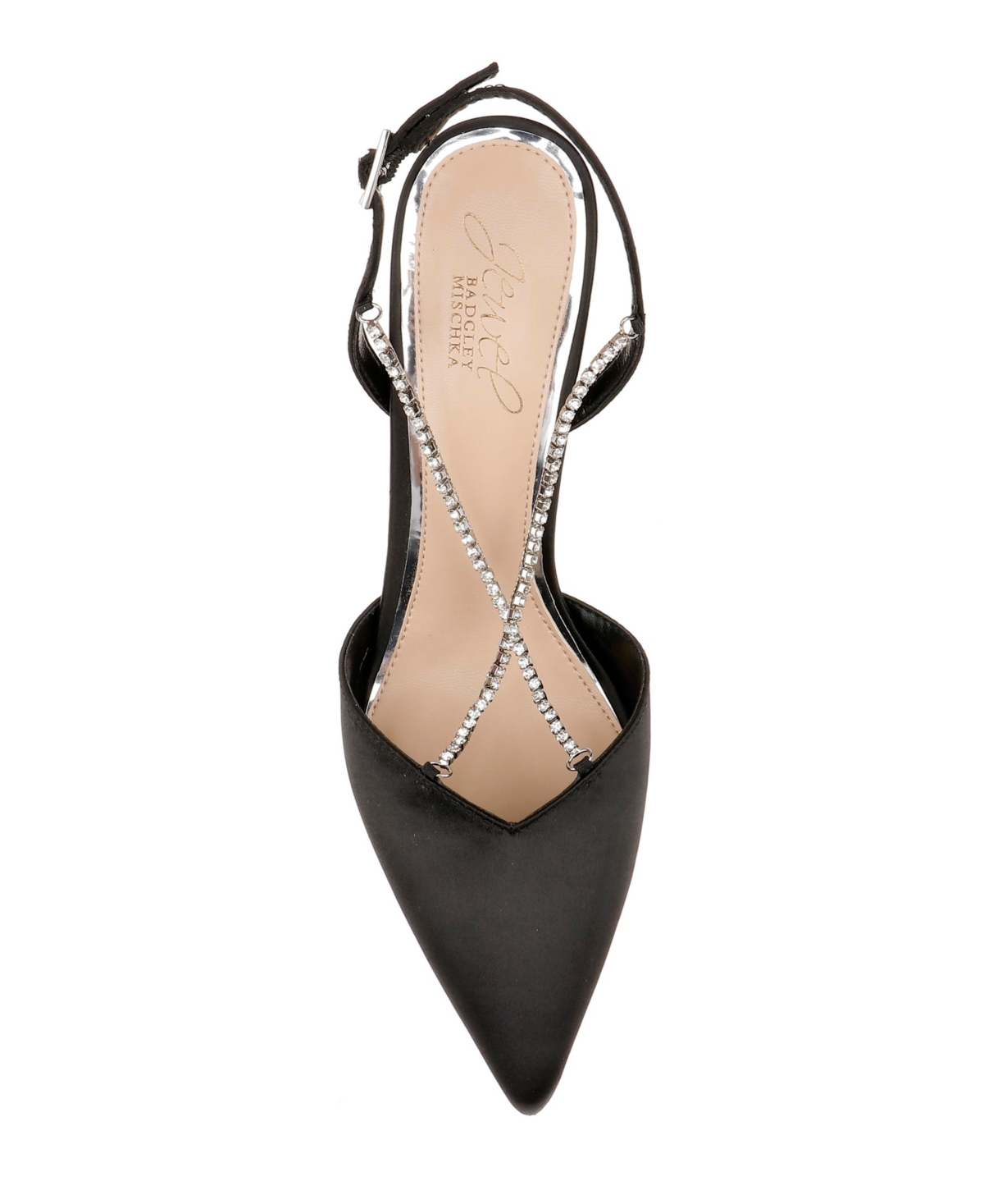 Women's Alegria Crisscross Rhinestone Strap Stiletto Evening Pumps