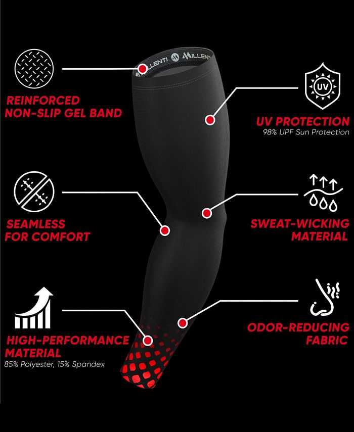 MILLENTI Cooling Arm Sleeves with UV Sun Protection Macy's