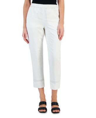 Alfani - Women's Solid-Color Pull-On Jogger Pants