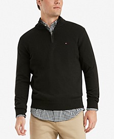 Men's Signature Solid Quarter-Zip Sweater
