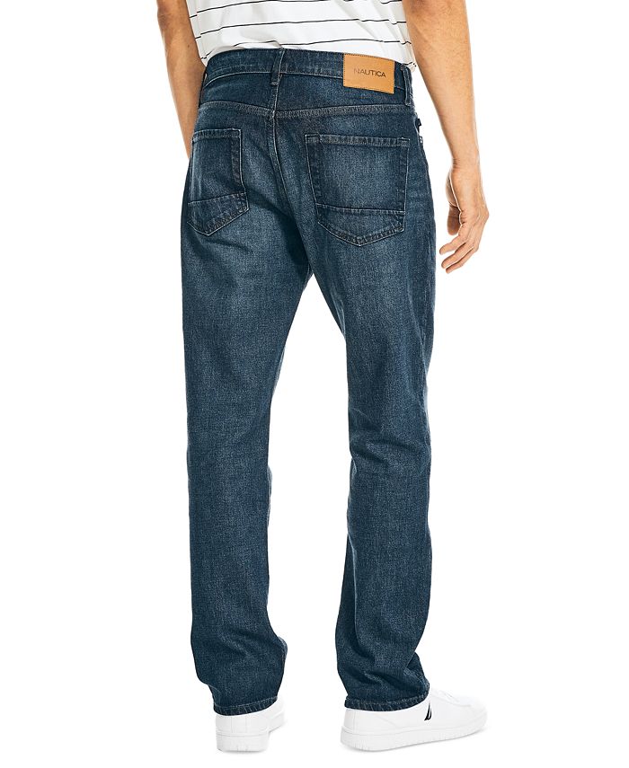 Nautica Men's Vintage Straight-Fit Stretch Denim 5-Pocket Jeans - Macy's