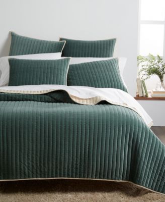Oake Velvet Coverlets Created For Macys Bedding