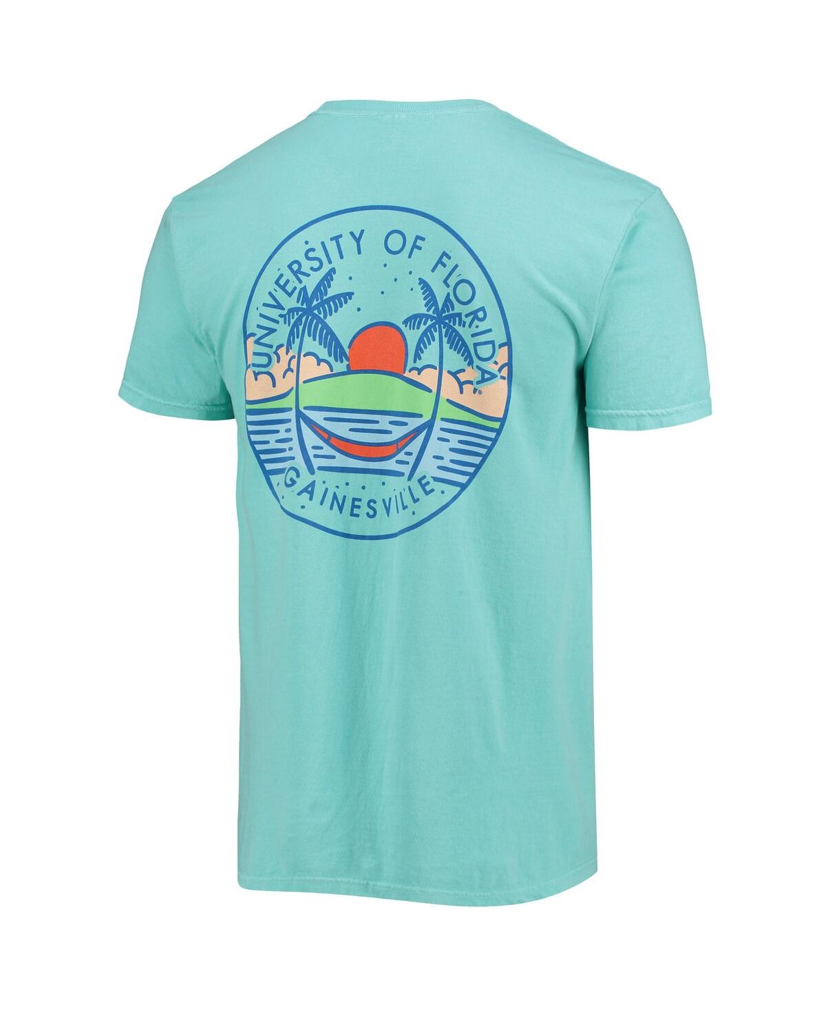 Image One Mint Florida Gators Circle Scene Comfort Colors T-shirt In Mint