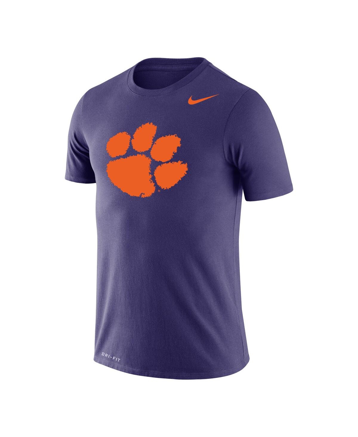 Shop Nike Men's  Purple Clemson Tigers Big And Tall Legend Primary Logo Performance T-shirt