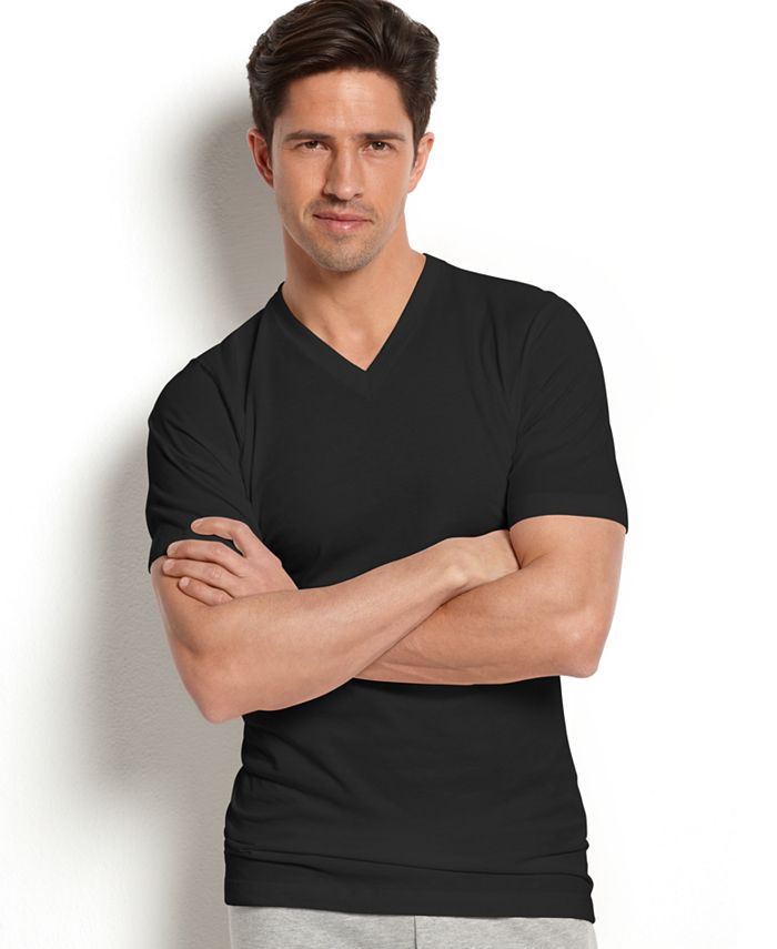 Jockey men's tagless slimfit vneck Undershirt 3pack Macy's