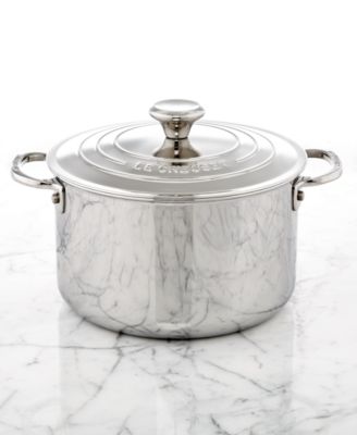 Le Creuset Stainless Steel 4-Qt. Soup Pot