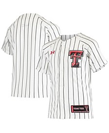 Youth Boys White Texas Tech Red Raiders Replica Baseball Jersey
