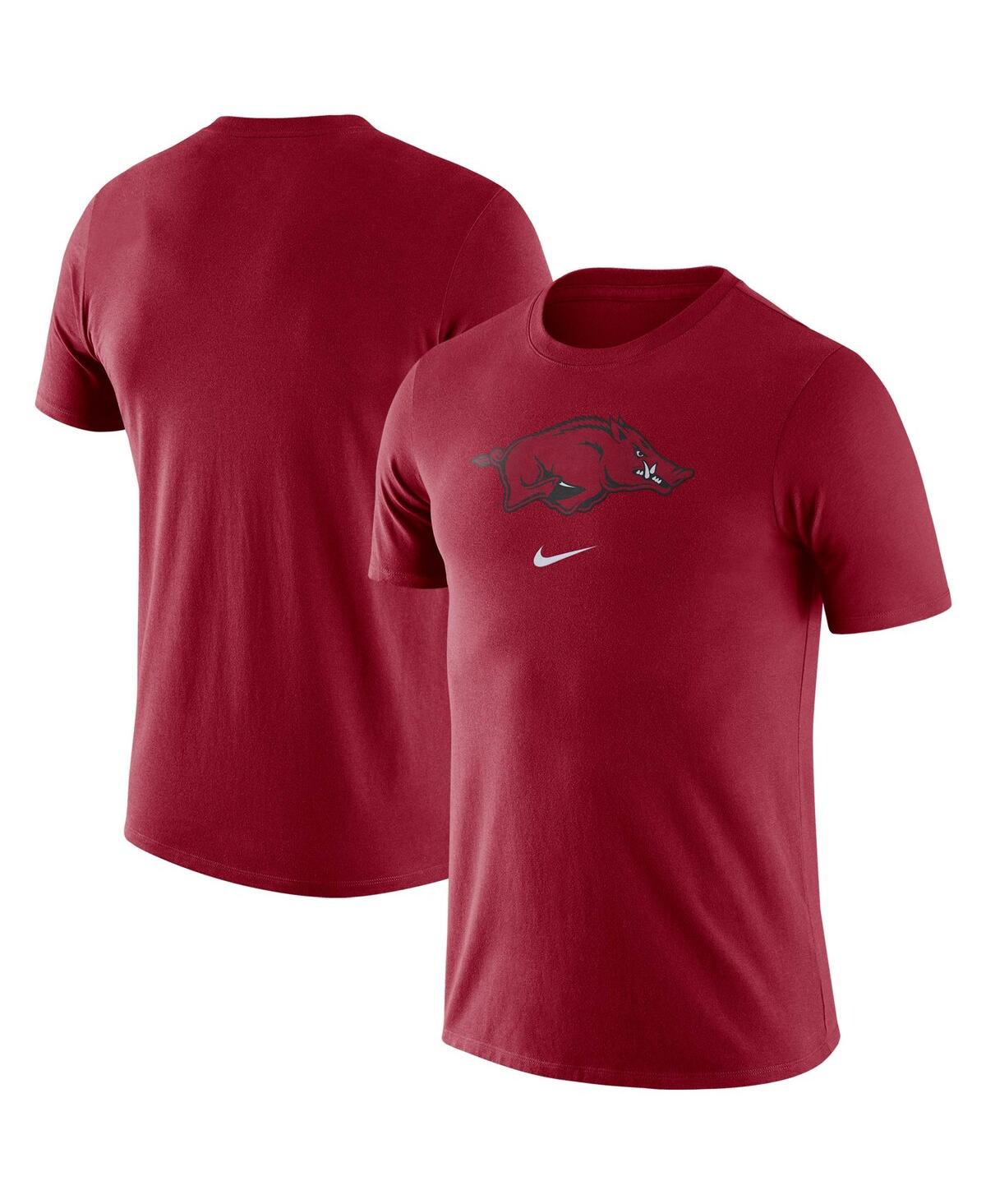 Men's Nike Cardinal Arkansas Razorbacks Essential Logo T-shirt