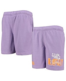 Youth Boys Purple LSU Tigers Super Fresh Neon Daze Shorts