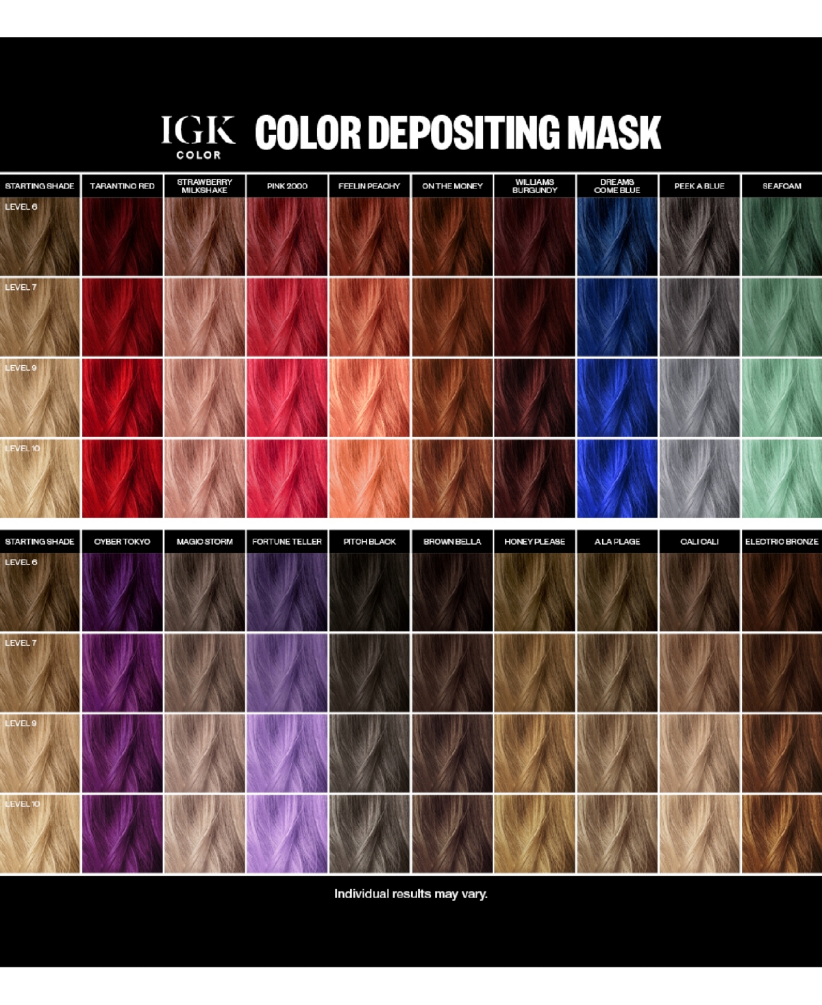 IGK Color Depositing Mask Fortune Teller 6oz IGK Color Depositing Mask Fortune Teller 6oz