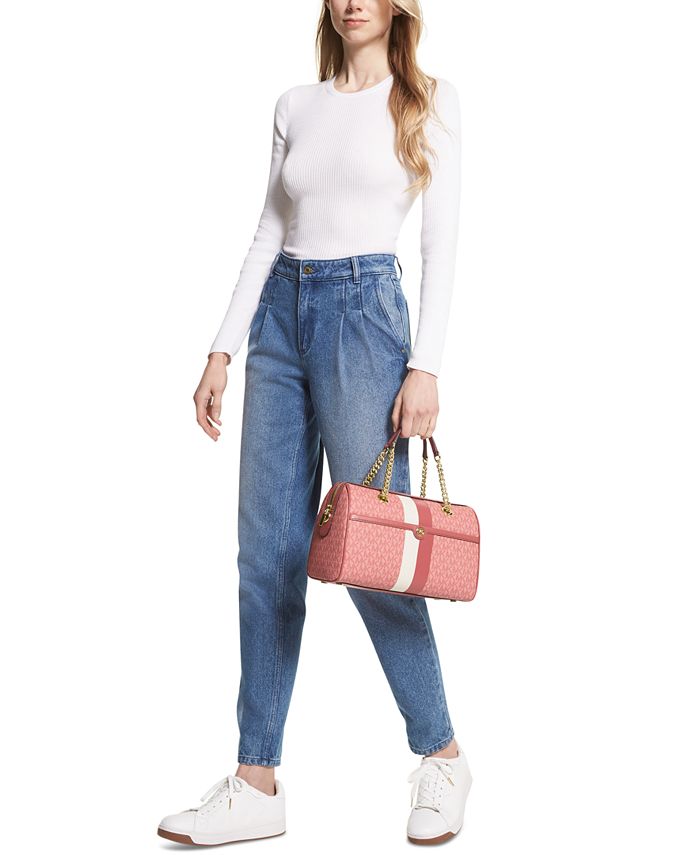 Michael Kors Signature Blaire Small Duffle Satchel & Reviews Handbags