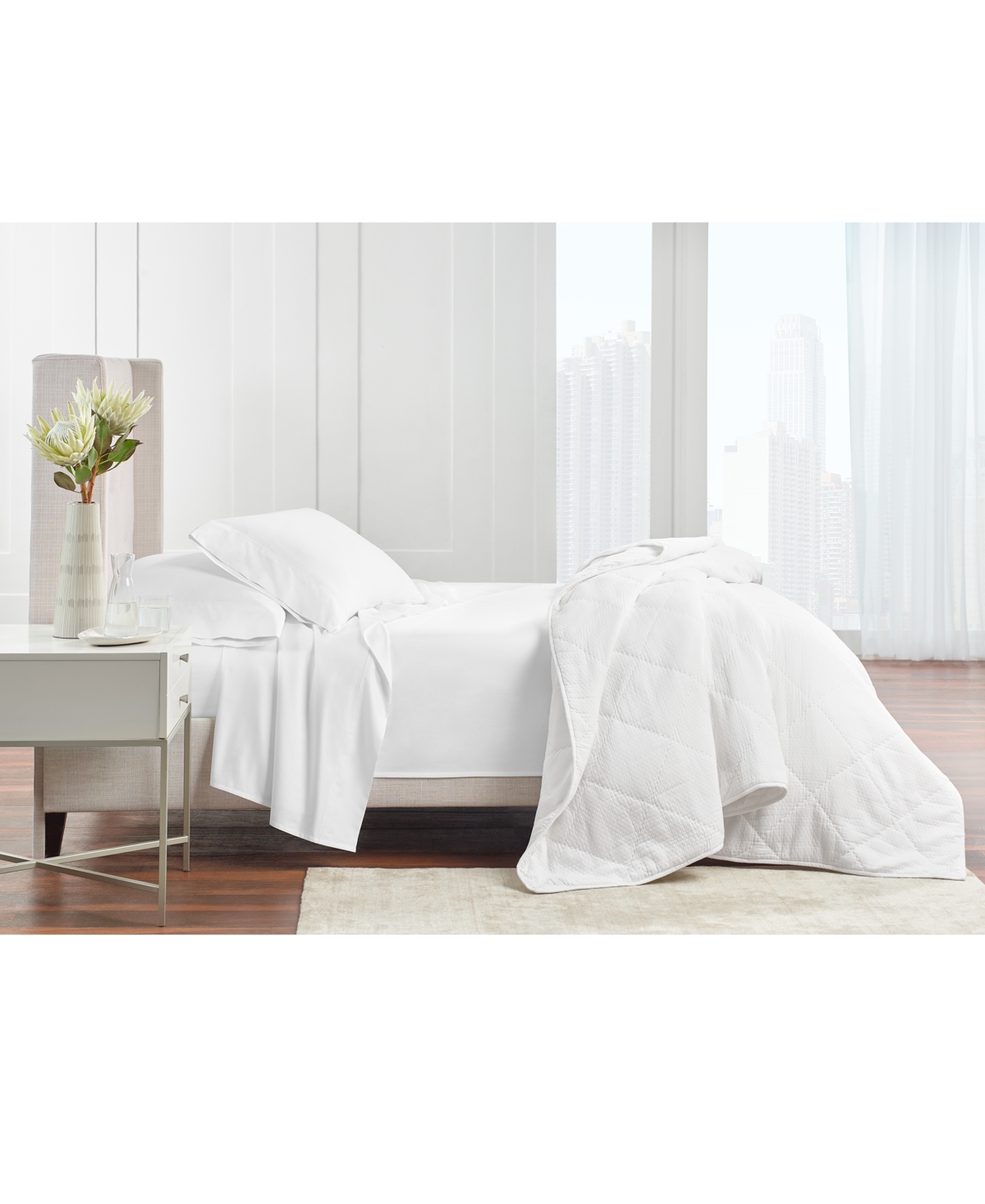 Hotel Collection 525 Thread Count Egyptian Cotton 4-Pc. Set, Full, Exclusively at Macy's