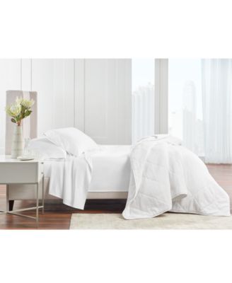 525 Thread Count Egyptian Cotton 3-Pc. Sheet Set, Twin, Exclusively at Macy’s