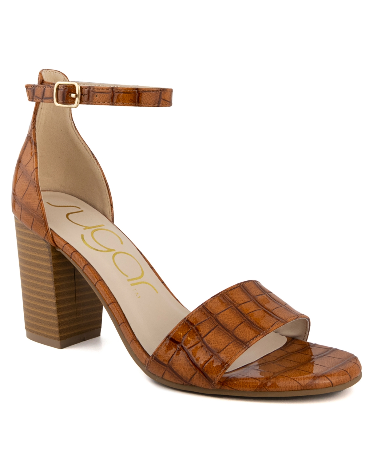 Women's Machelene Dress Heel Sandals - Cognac Patent