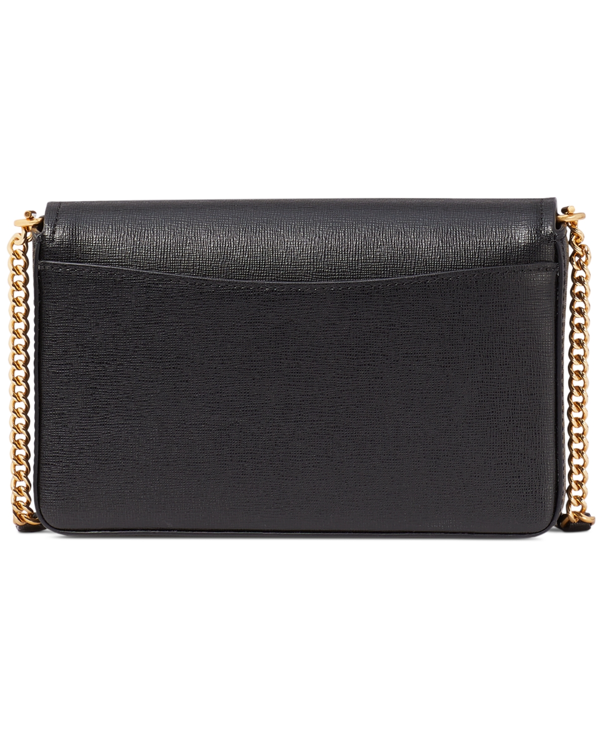 Shop Kate Spade Morgan Saffiano Leather Flap Chain Wallet In North Star