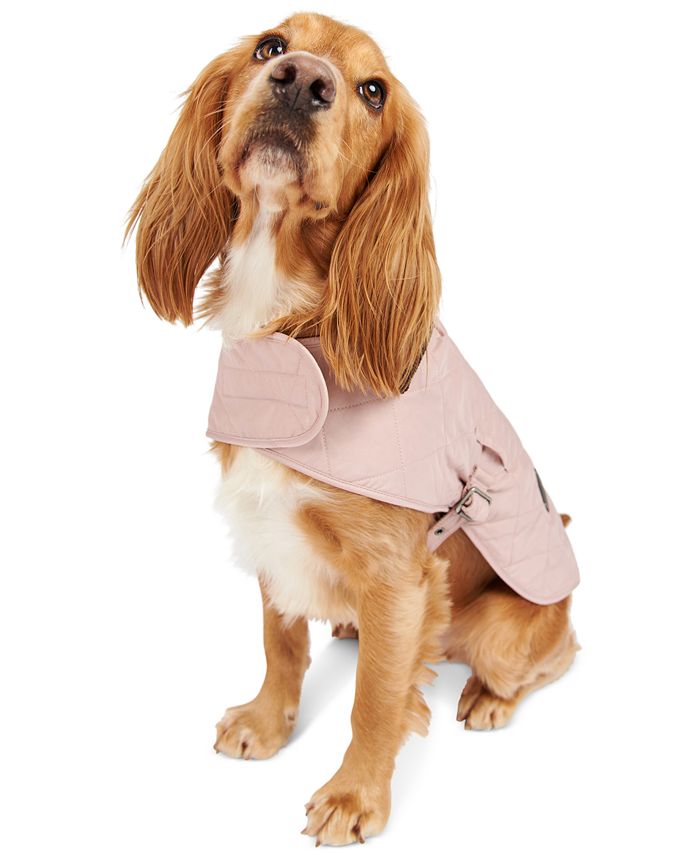 Barbour DiamondQuilted TartanLined Buckle Dog Coat Macy's