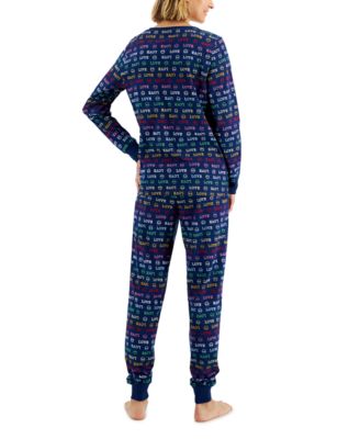 Family Pajamas Women's Love Matching Pajama Set, Created For Macy's ...