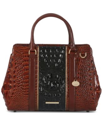 Brahmin - Small Finley Pecan Chanler Satchel
