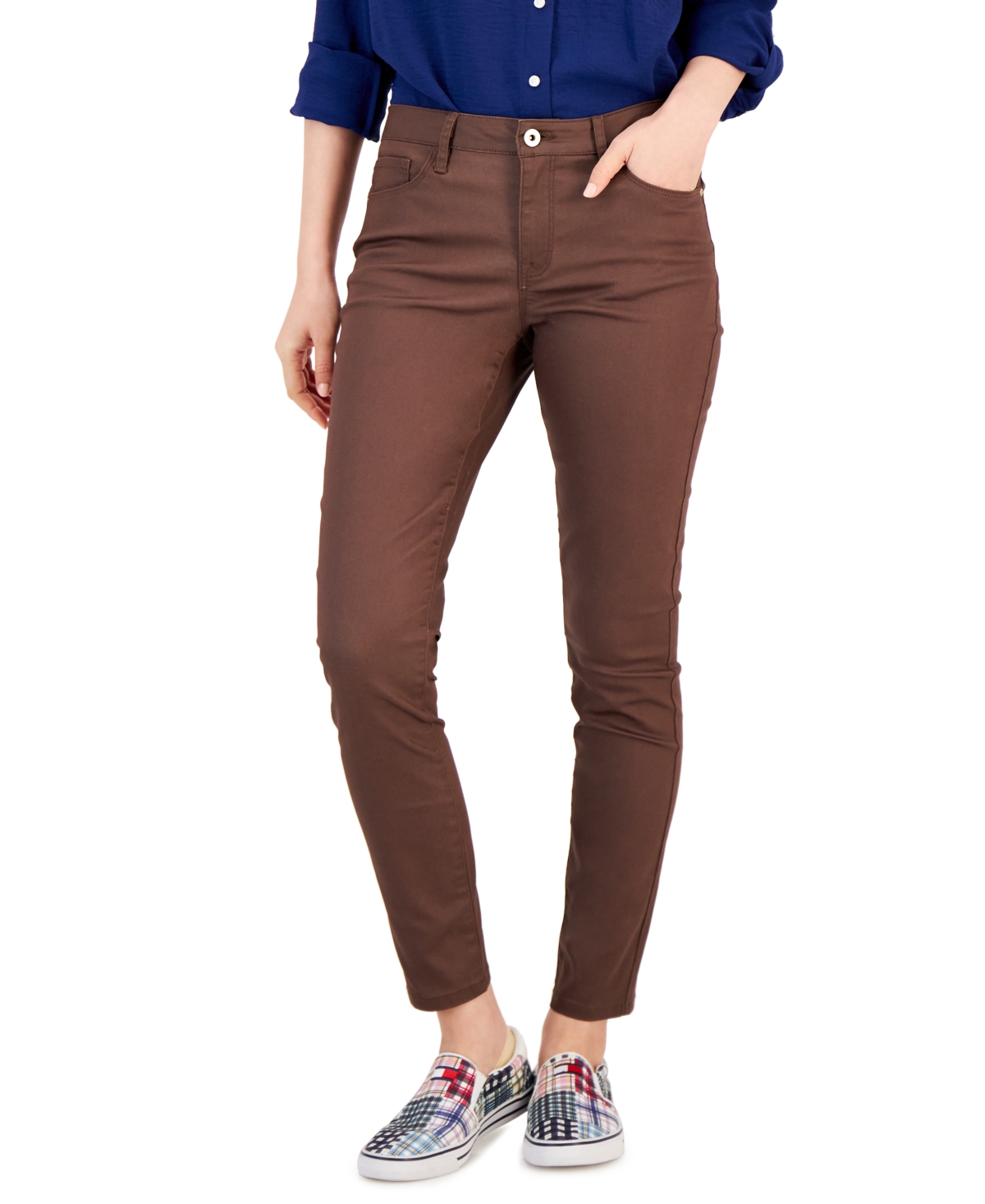 Tommy Hilfiger Women's Coated Skinny-Ankle Jeans