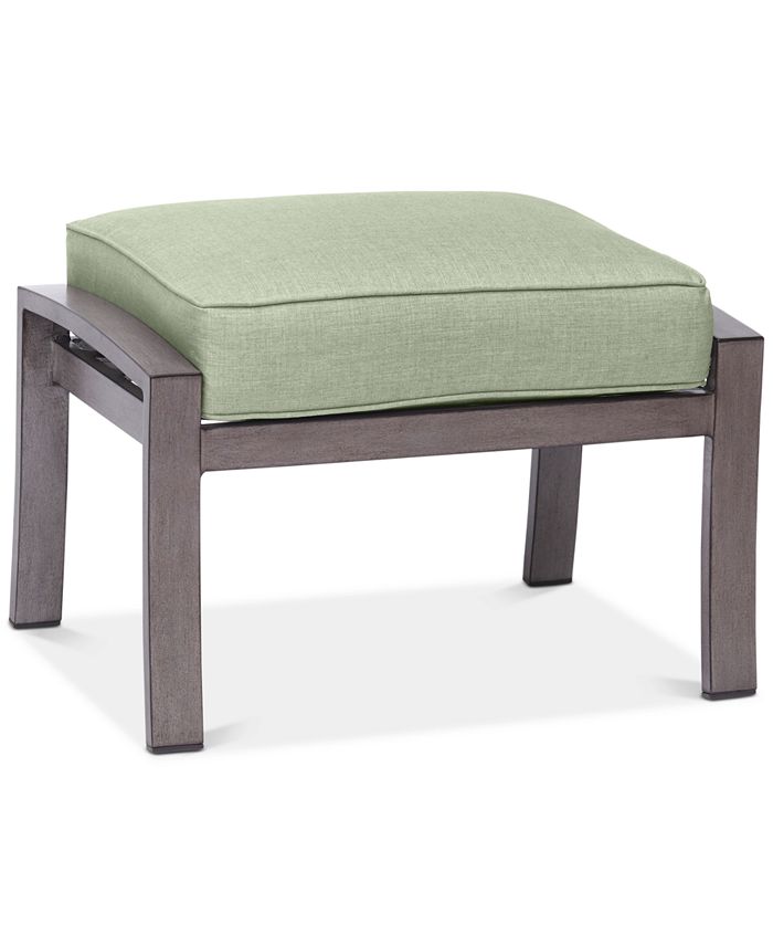 Agio Tara Aluminum Outdoor Ottoman, Created for Macy's Macy's
