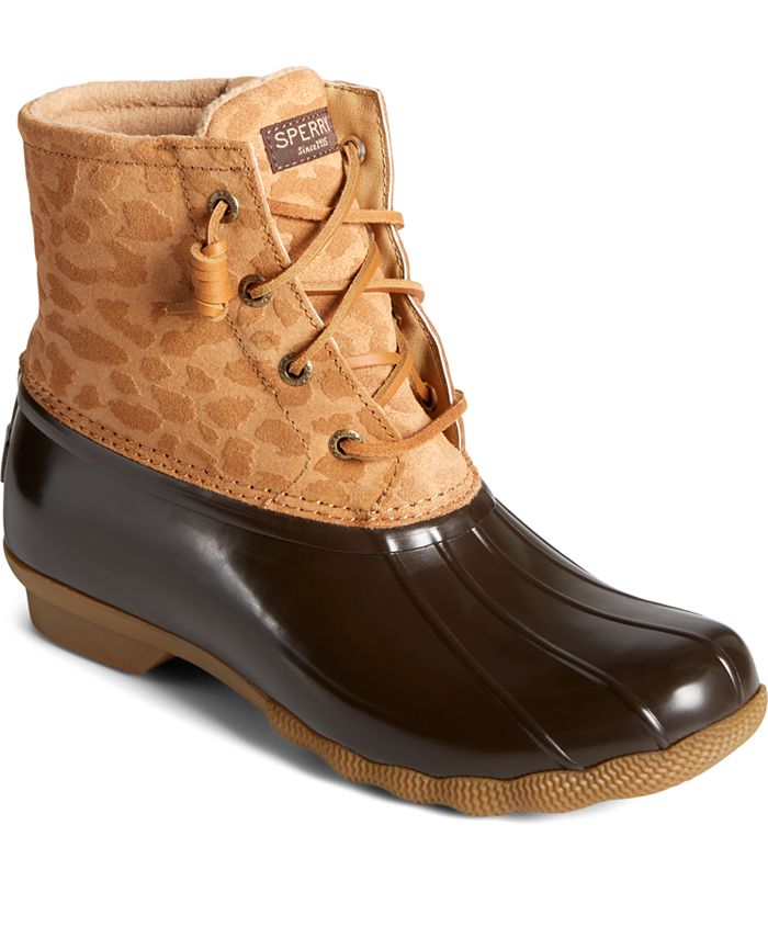 Sperry cheetah boots clearance