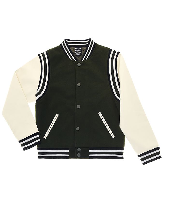 Gucci Boys' Interlocking G Logo Varsity Jacket