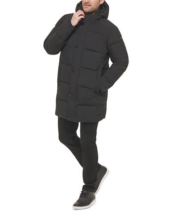 Calvin Klein Men's Long Quilted Puffer Jacket & Reviews - Jackets - Men - Macy's