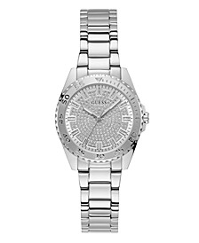 Women's Quartz Silver-Tone Stainless Steel Bracelet Watch 33mm