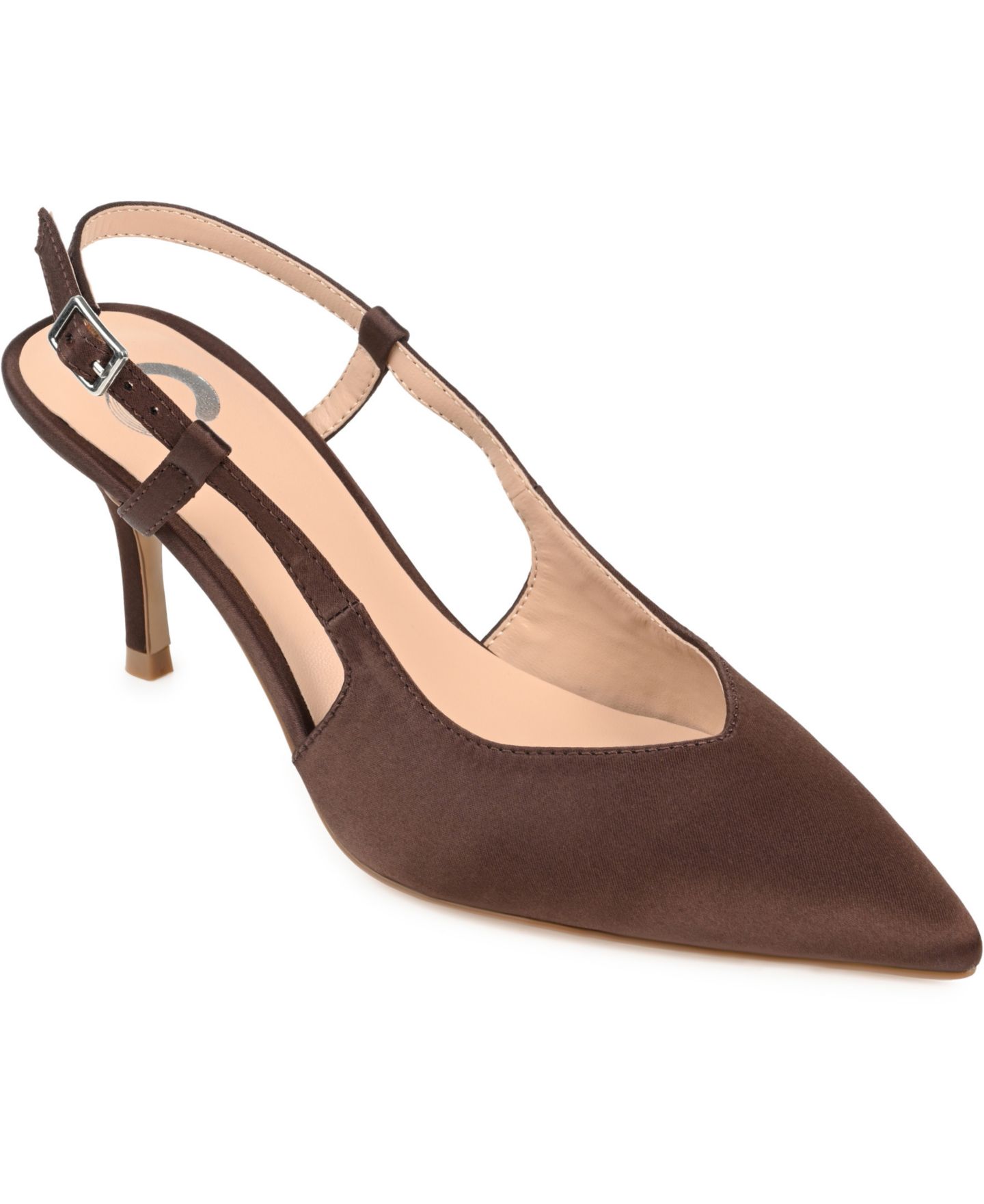 Женские туфли Journee Collection Knightly Slingback, цвет: Слоновая кость — фото 6