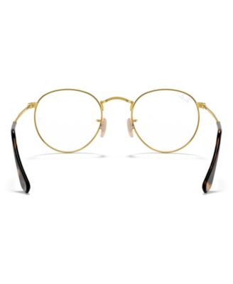 RX3447V Round Metal Optics Men's Round Eyeglasses