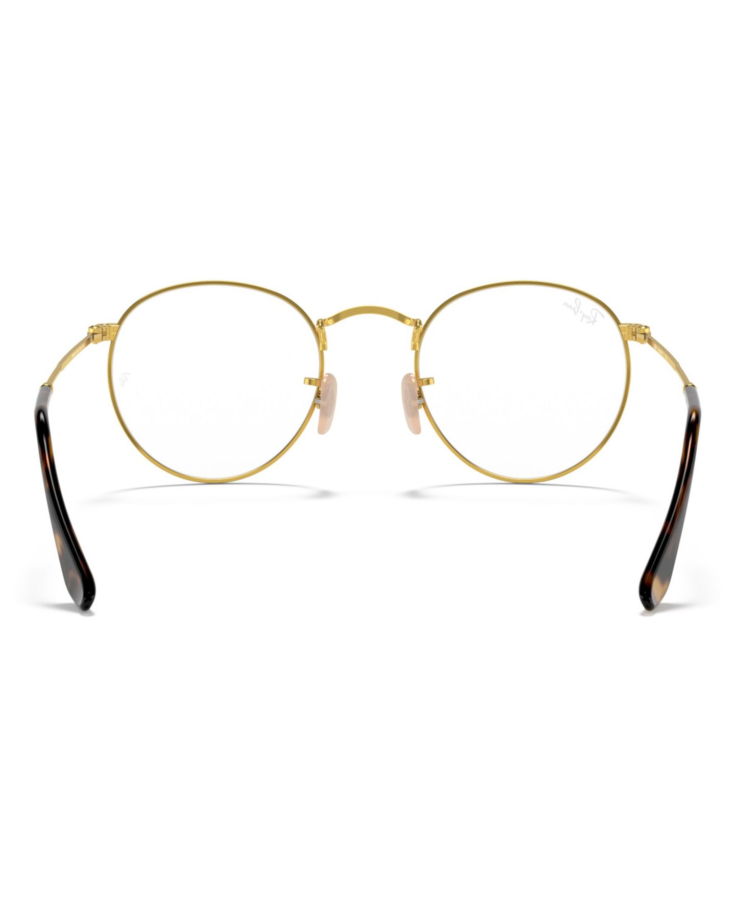 Очки Ray-Ban Unisex Round Metal RB3447V Round Metal Optics Eyeglasses, цвет: Золотой — фото 4