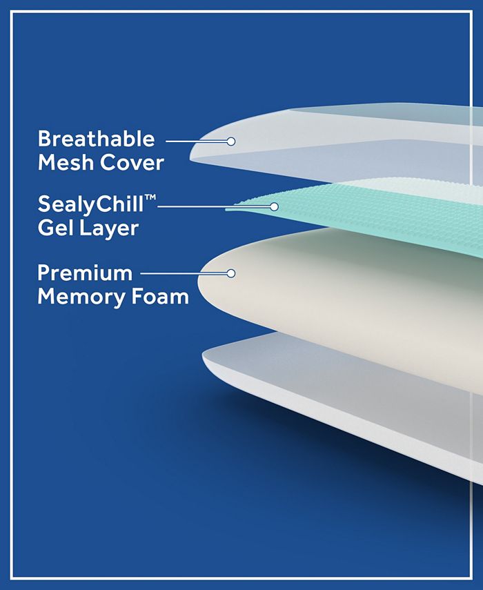 Sealy Memory Foam Gel Pillow Macy's