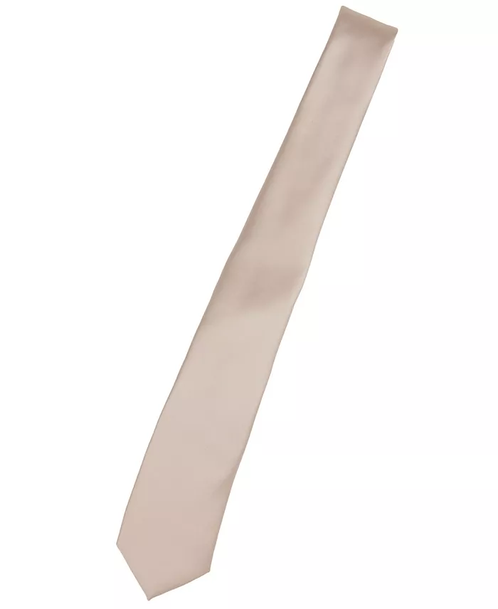 Men's Satin Solid Extra Long Tie - thumbnail 5