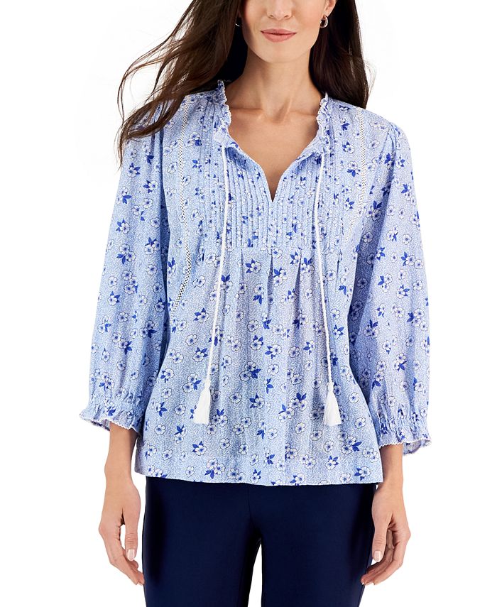 Peasant tops macys on sale